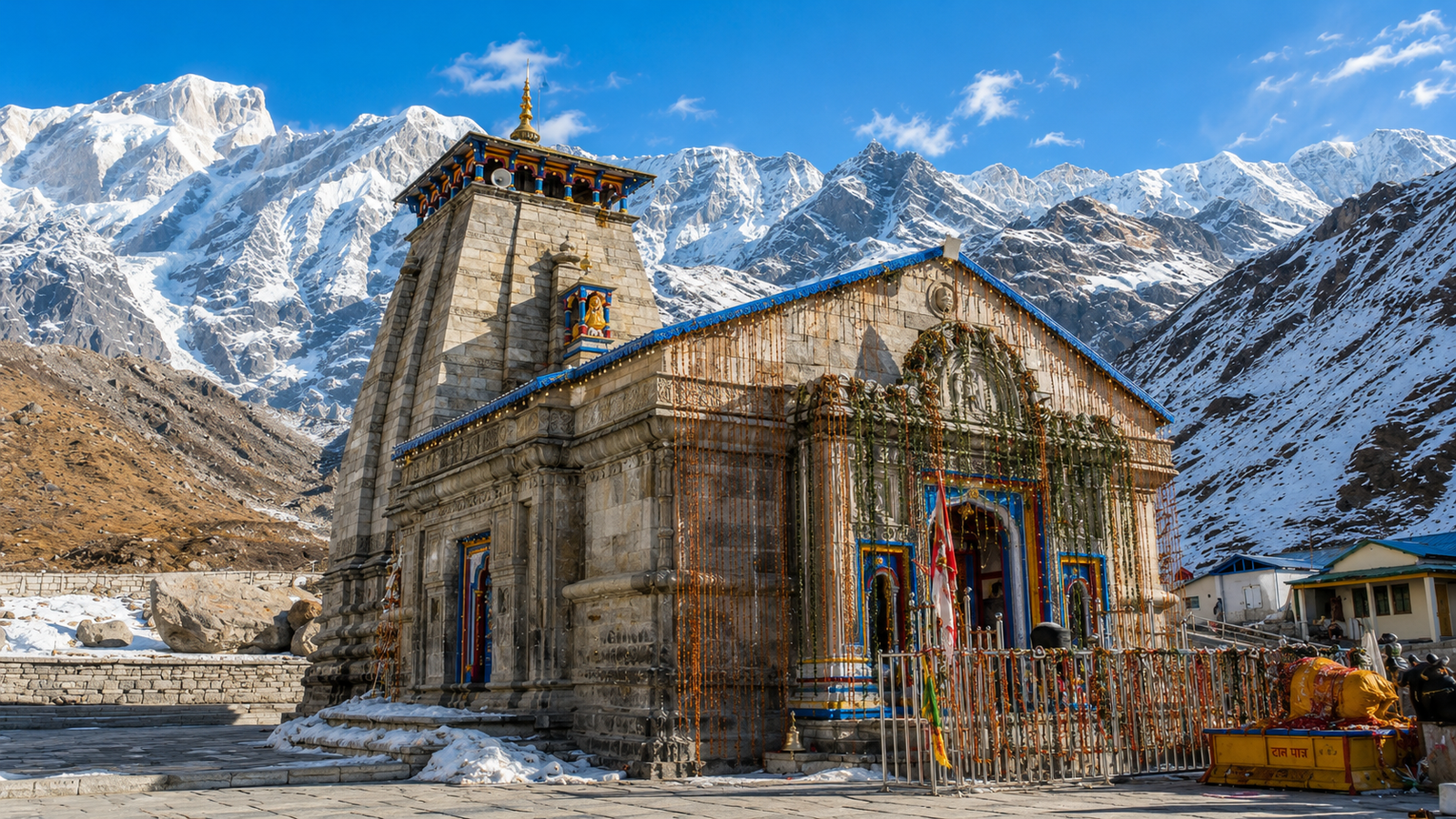 Kedarnath Mandir in Kedarnath Rudraprayag district Uttarakhand