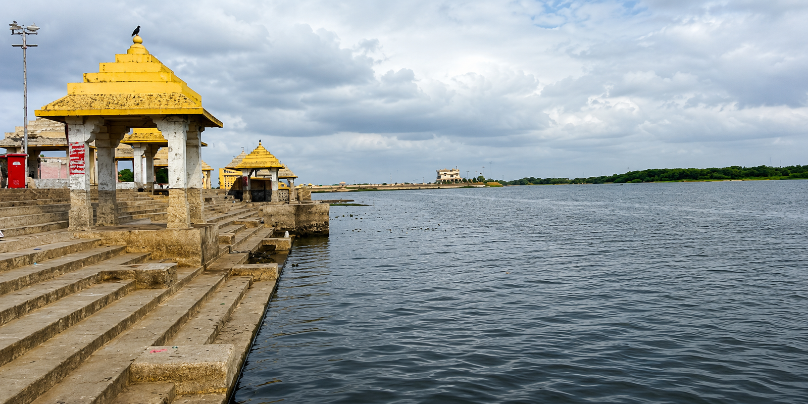 Triveni Sangam near Somnath Mandir